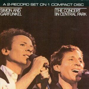 Simon & Garfunkel The Concert in Central Park 2 LP' s on 1 disc like new 20+ trx